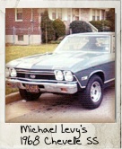 Photo Of Michael Levy's 1968 Chevelle SS