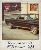 Photo Of Tony Larocca's 1965 Comet 289